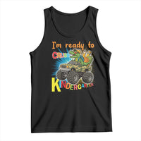 Im Ready To Crush Kindergarten Tank Top Dinosaur Driving Truck Gift - Wonder Print Shop
