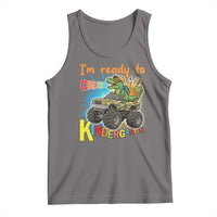Im Ready To Crush Kindergarten Tank Top Dinosaur Driving Truck Gift - Wonder Print Shop