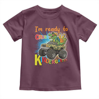Im Ready To Crush Kindergarten Toddler T Shirt Dinosaur Driving Truck Gift - Wonder Print Shop