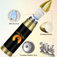 Funny The Lying King Long Nose Silhouette Bullet Tumbler Vintage Political Satire Statement Gift