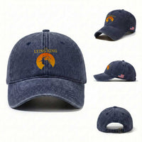 Funny The Lying King Long Nose Silhouette Washed Cotton Baseball Cap Vintage Political Satire Statement Gift