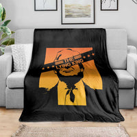 The Lying King Political Satire Throw Blanket Funny Bold Sarcastic Statement Gift