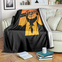 The Lying King Political Satire Throw Blanket Funny Bold Sarcastic Statement Gift
