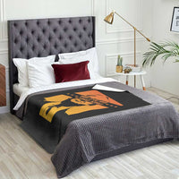The Lying King Political Satire Throw Blanket Funny Bold Sarcastic Statement Gift