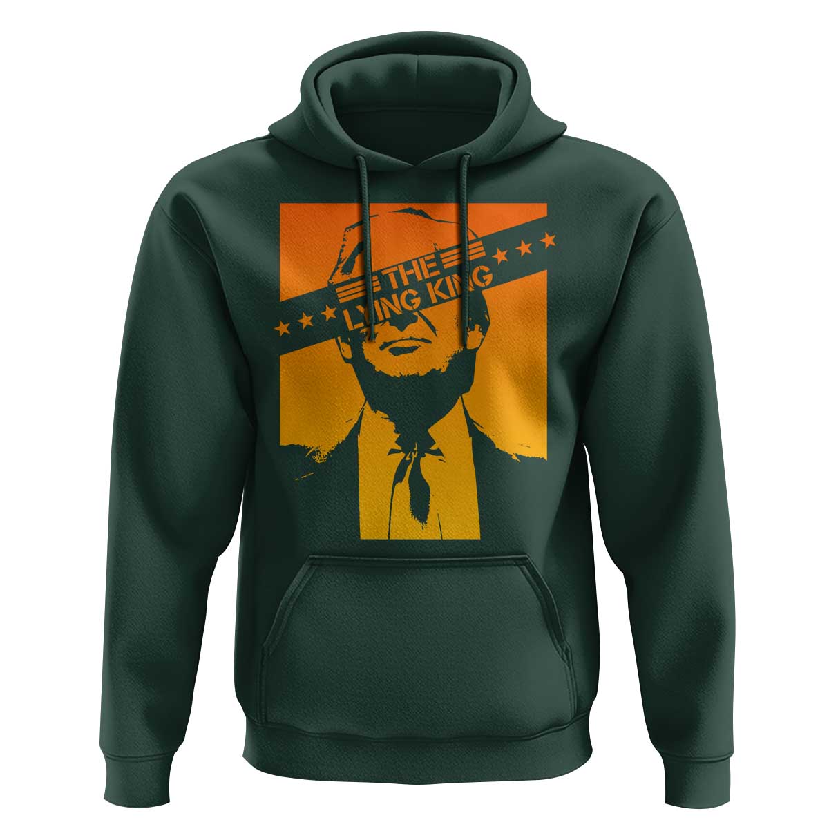 The Lying King Political Satire Hoodie Funny Bold Sarcastic Statement Gift
