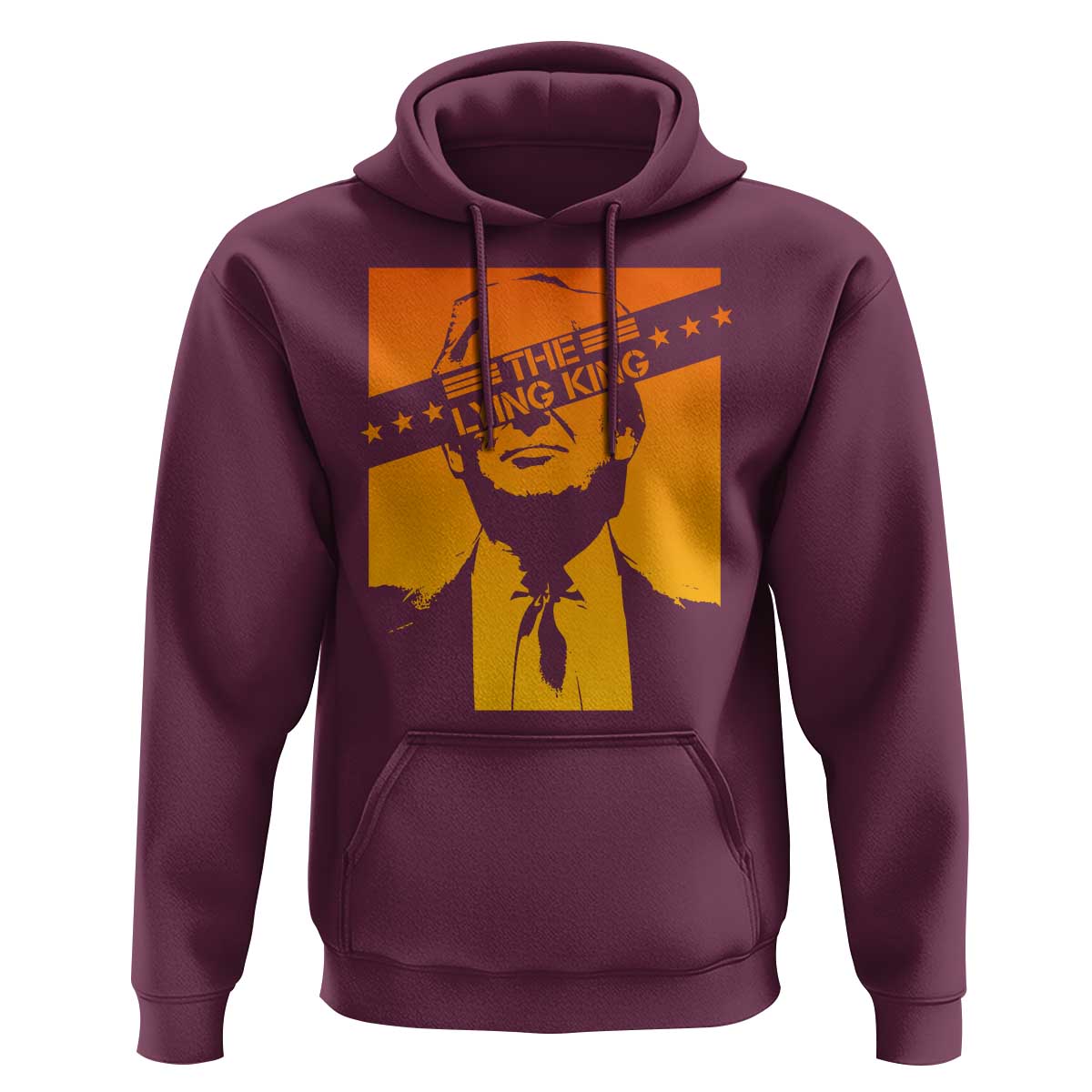 The Lying King Political Satire Hoodie Funny Bold Sarcastic Statement Gift