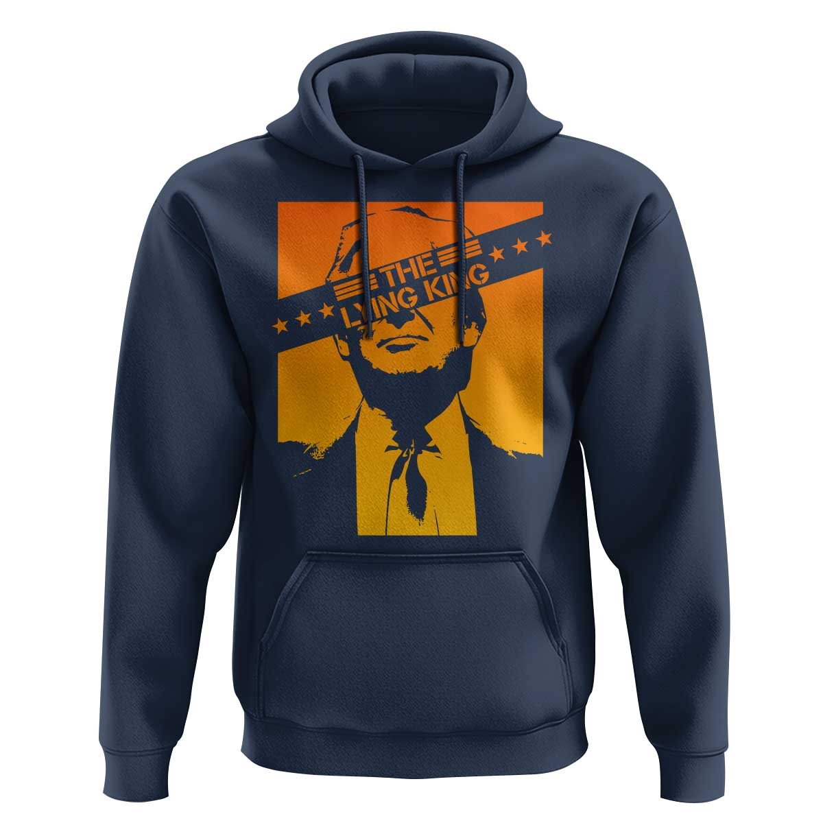 The Lying King Political Satire Hoodie Funny Bold Sarcastic Statement Gift