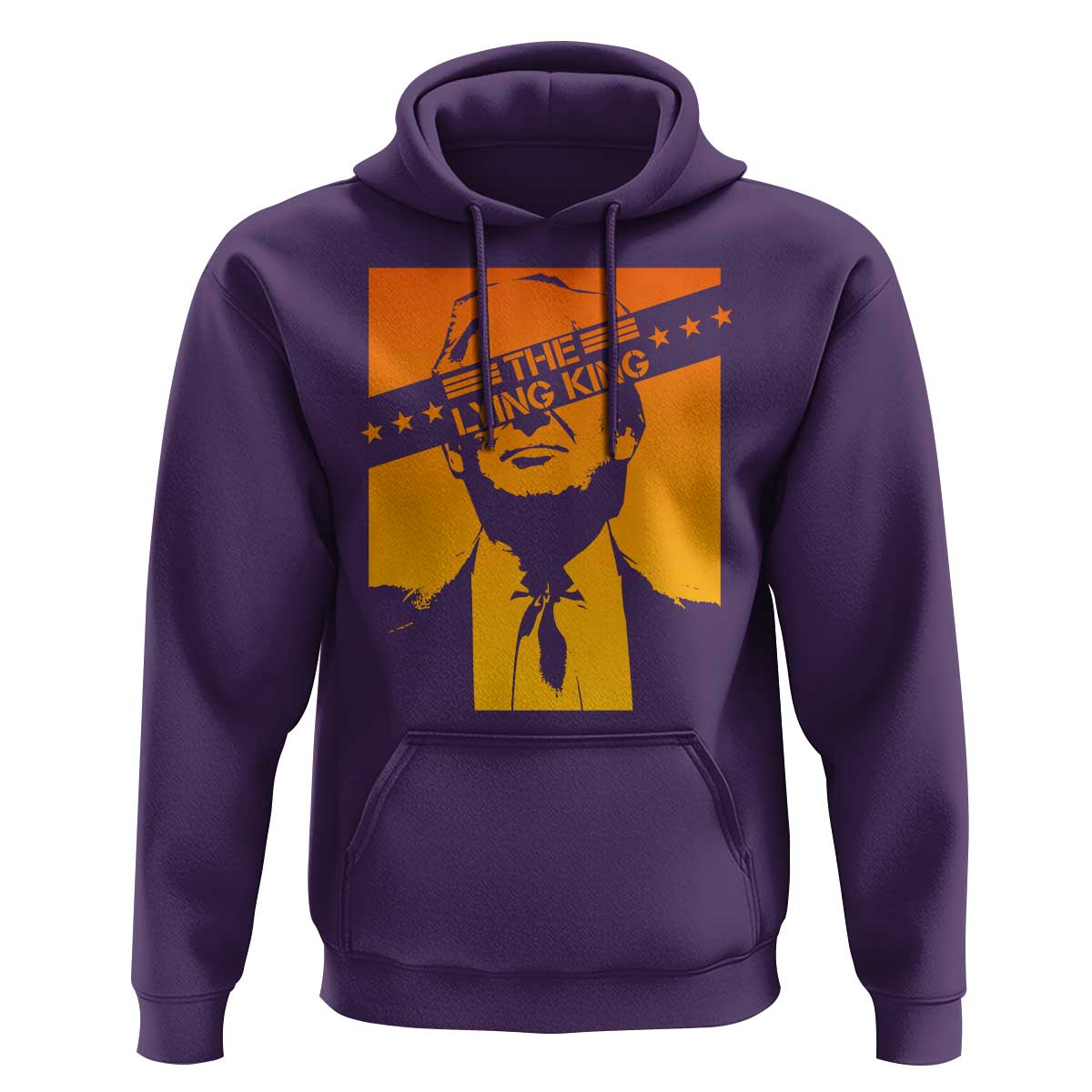 The Lying King Political Satire Hoodie Funny Bold Sarcastic Statement Gift