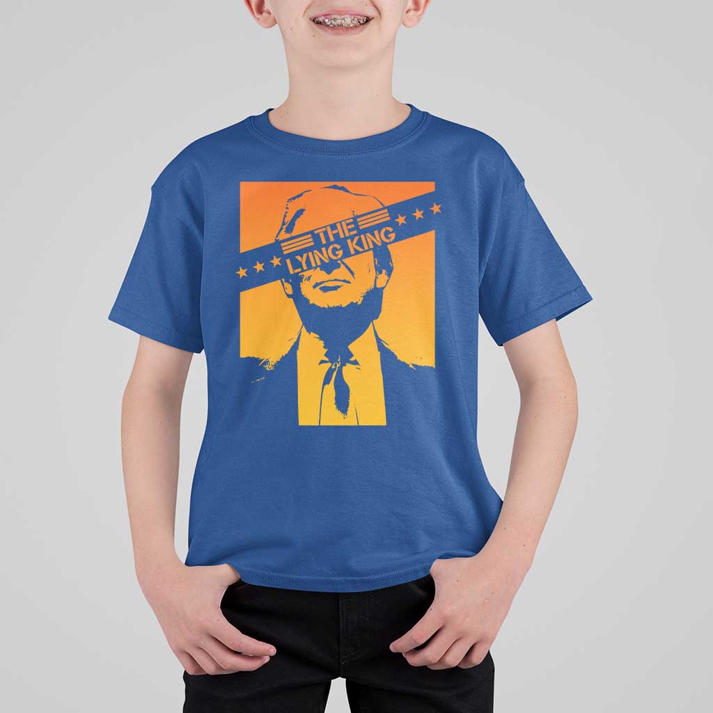 The Lying King Political Satire T Shirt For Kid Funny Bold Sarcastic Statement Gift
