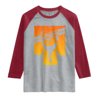 The Lying King Political Satire Raglan Shirt Funny Bold Sarcastic Statement Gift