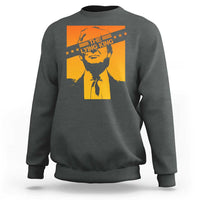 The Lying King Political Satire Sweatshirt Funny Bold Sarcastic Statement Gift