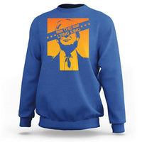 The Lying King Political Satire Sweatshirt Funny Bold Sarcastic Statement Gift