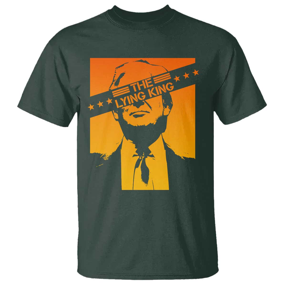 The Lying King Political Satire T Shirt Funny Bold Sarcastic Statement Gift