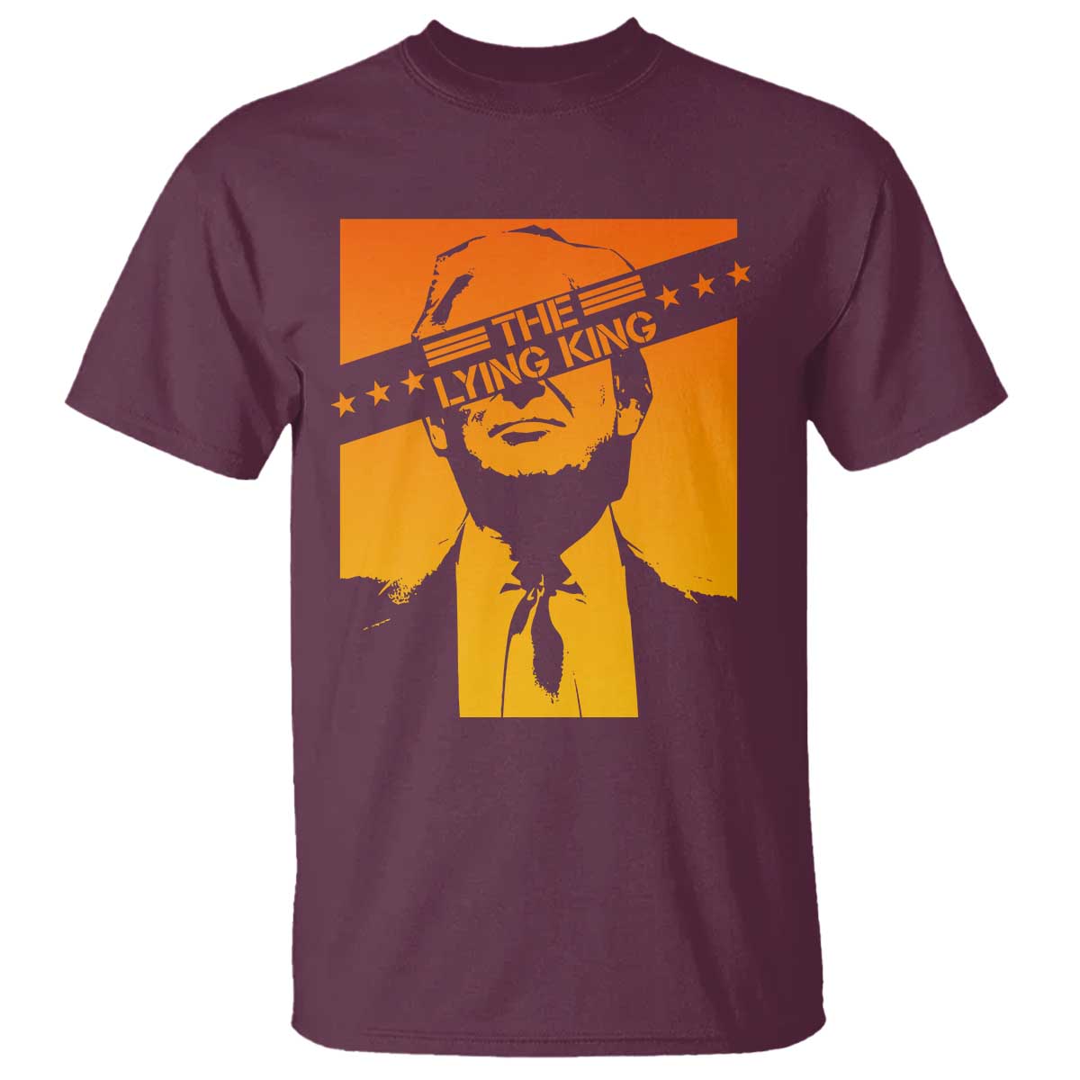 The Lying King Political Satire T Shirt Funny Bold Sarcastic Statement Gift