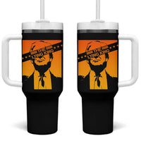 The Lying King Political Satire Tumbler With Handle Funny Bold Sarcastic Statement Gift