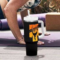 The Lying King Political Satire Tumbler With Handle Funny Bold Sarcastic Statement Gift