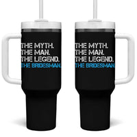 The Myth The Man The Legend Bridesman Tumbler With Handle Wedding Party Bridal Crew Gift