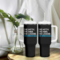 The Myth The Man The Legend Bridesman Tumbler With Handle Wedding Party Bridal Crew Gift