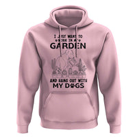 I Just Want To Garden And Hangout With My Dog Hoodie Gardener Gift - Wonder Print Shop