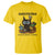 Gardening Because Murder Is Wrong T Shirt Funny Black Cat Gardener Gift - Wonder Print Shop