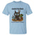 Gardening Because Murder Is Wrong T Shirt Funny Black Cat Gardener Gift - Wonder Print Shop