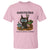 Gardening Because Murder Is Wrong T Shirt Funny Black Cat Gardener Gift - Wonder Print Shop