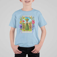 Funny Gardening Because Murder Is Wrong T Shirt For Kid Garden Girl Floral Tarot Graphic - Wonder Print Shop