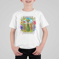Funny Gardening Because Murder Is Wrong T Shirt For Kid Garden Girl Floral Tarot Graphic - Wonder Print Shop