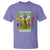 Funny Gardening Because Murder Is Wrong T Shirt Garden Girl Floral Tarot Graphic - Wonder Print Shop