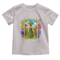 Funny Gardening Because Murder Is Wrong Toddler T Shirt Garden Girl Floral Tarot Graphic - Wonder Print Shop