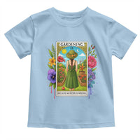 Funny Gardening Because Murder Is Wrong Toddler T Shirt Garden Girl Floral Tarot Graphic - Wonder Print Shop