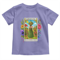 Funny Gardening Because Murder Is Wrong Toddler T Shirt Garden Girl Floral Tarot Graphic - Wonder Print Shop