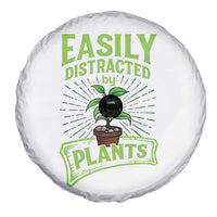 Easily Distracted By Plants Spare Tire Cover Funny Gardening Lover Gift - Wonder Print Shop