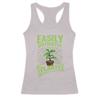 Easily Distracted By Plants Racerback Tank Top Funny Gardening Lover Gift - Wonder Print Shop