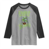 Easily Distracted By Plants Raglan Shirt Funny Gardening Lover Gift - Wonder Print Shop