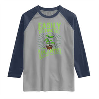 Easily Distracted By Plants Raglan Shirt Funny Gardening Lover Gift - Wonder Print Shop