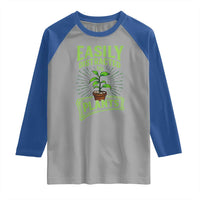 Easily Distracted By Plants Raglan Shirt Funny Gardening Lover Gift - Wonder Print Shop