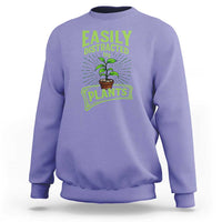 Easily Distracted By Plants Sweatshirt Funny Gardening Lover Gift - Wonder Print Shop