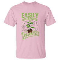 Easily Distracted By Plants T Shirt Funny Gardening Lover Gift - Wonder Print Shop