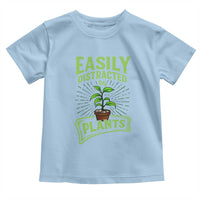 Easily Distracted By Plants Toddler T Shirt Funny Gardening Lover Gift - Wonder Print Shop