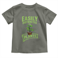 Easily Distracted By Plants Toddler T Shirt Funny Gardening Lover Gift - Wonder Print Shop