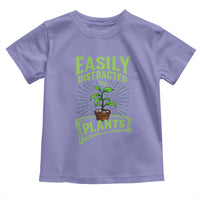 Easily Distracted By Plants Toddler T Shirt Funny Gardening Lover Gift - Wonder Print Shop