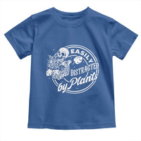 Easily Distracted By Plants Skeleton Toddler T Shirt Funny Gardener Plant Lover - Wonder Print Shop
