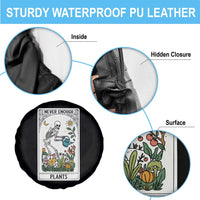Funny Never Enough Plants Gardening Skeleton Spare Tire Cover Plant Lover Gift Tarot Card Graphic - Wonder Print Shop
