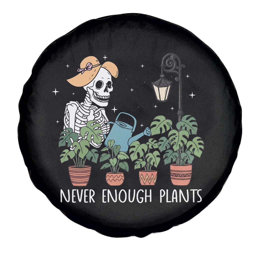 Skeleton Monstera Lover Spare Tire Cover Never Enough Plants - Wonder Print Shop