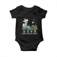 Skeleton Monstera Lover Baby Onesie Never Enough Plants - Wonder Print Shop