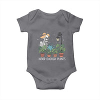 Skeleton Monstera Lover Baby Onesie Never Enough Plants - Wonder Print Shop