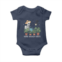 Skeleton Monstera Lover Baby Onesie Never Enough Plants - Wonder Print Shop