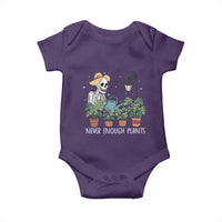 Skeleton Monstera Lover Baby Onesie Never Enough Plants - Wonder Print Shop