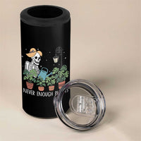 Skeleton Monstera Lover 4 in 1 Can Cooler Tumbler Never Enough Plants - Wonder Print Shop